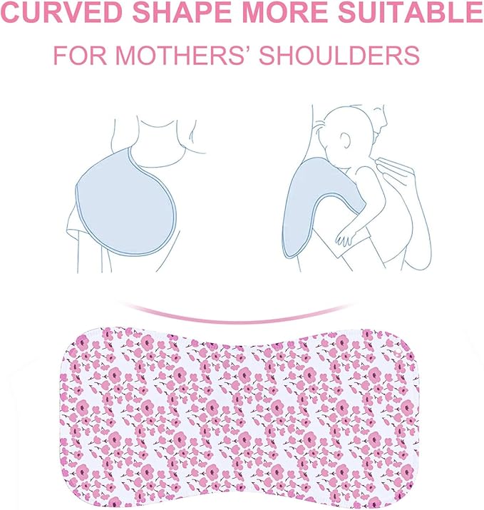 10-Pack Burp Cloths for Baby Boys and Girls - Organic Baby Burp Cloth,Baby Washcloths, Burp Rags, Large Neutral Burp Clothes for Newborn