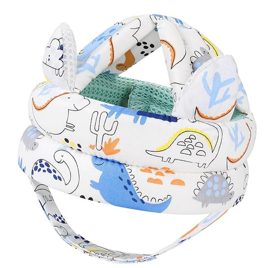 Accmor Baby Head Protector for Crawling Walking, Cute Baby Helmet No Bumps and Soft Cushion, Adjustable Infant Safety Cap, Breathable Protective Headguard Anti-Collision Toddler Helmets for 6m-24m Kid