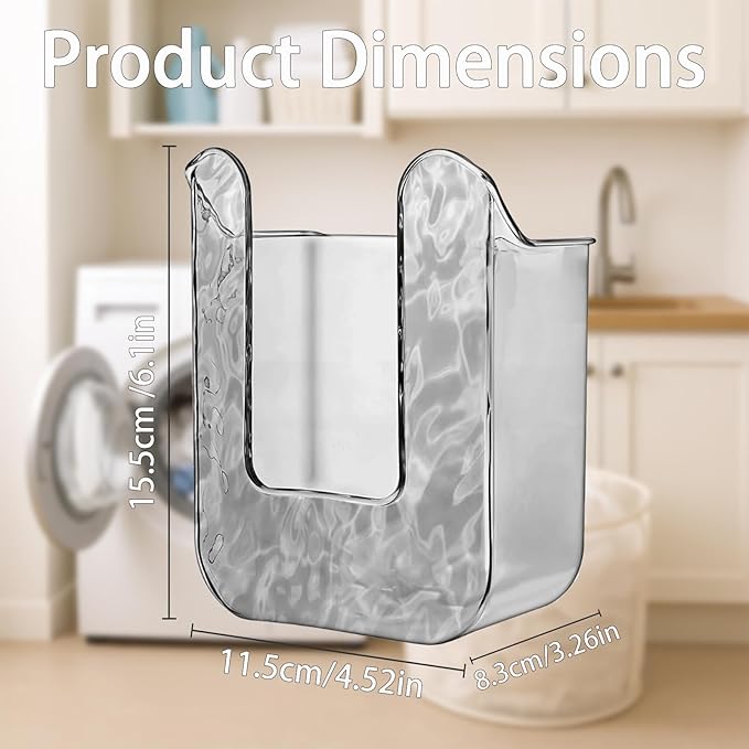 Kitchen Wipes Storage Box,Wall Mounted Flushable Wipes Holder,Clear Wipes Dispenser Wipe Tissue Storage Box Case for Kitchen Bedroom Bathroom