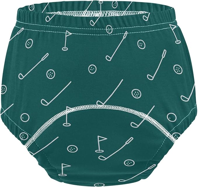 Baby Boys Training Underwear Leakproof Shorts Underwear for Toddler Boys 4T Minimalist Golf Pattern