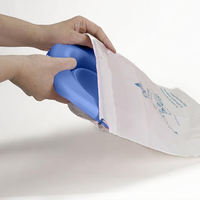 Kalencom Potette Plus Collapsible Reusable Liner For Home Use With The 2-in-1 Potette Plus Potty (sold separately) (Blue), 1 Count (Pack of 1)