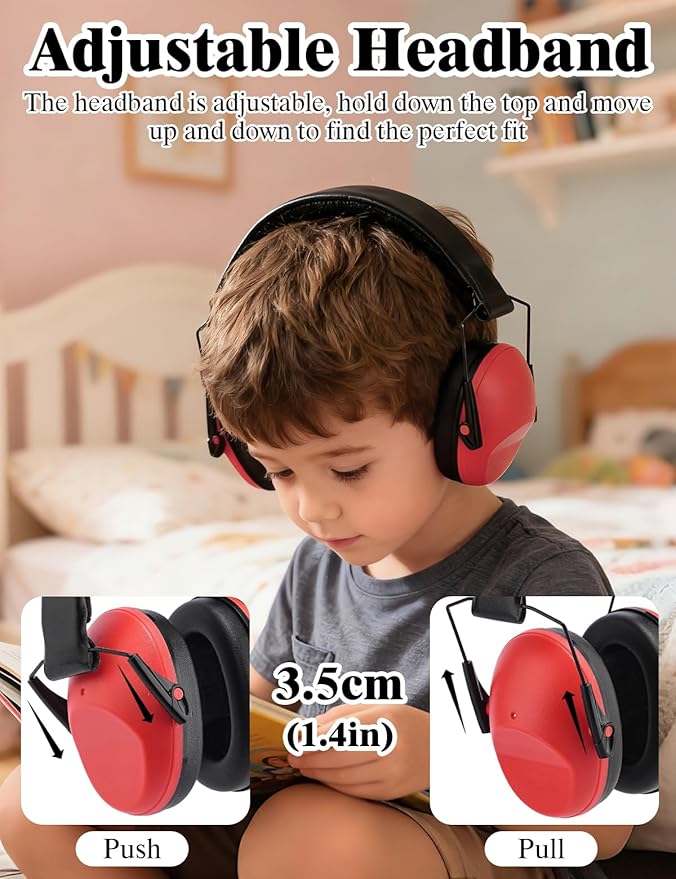 sundee Kids Noise Cancelling Headphones Ear Muffs for Noise Reduction Hearing Protection for Autism Chirldren