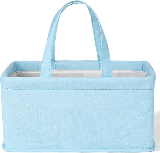 Mr. Pen- Baby Diaper Caddy Organizer, Blue, Baby Caddy Organizer with Handle, Compact Size, Collapsible & Portable