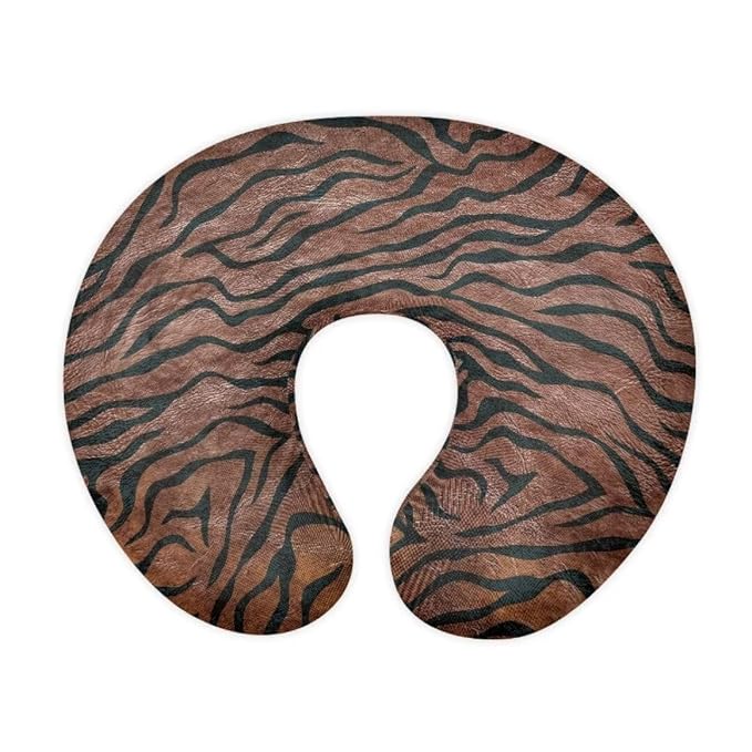 Jeiento Soft Nursing Pillow Covers Tiger Stripes Newborn U-Shaped Breastfeeding Pillowcase Cushion Cover for Newborn Boys Girls Feeding Pillow Covers,Fits The Original Support for Breastfeeding
