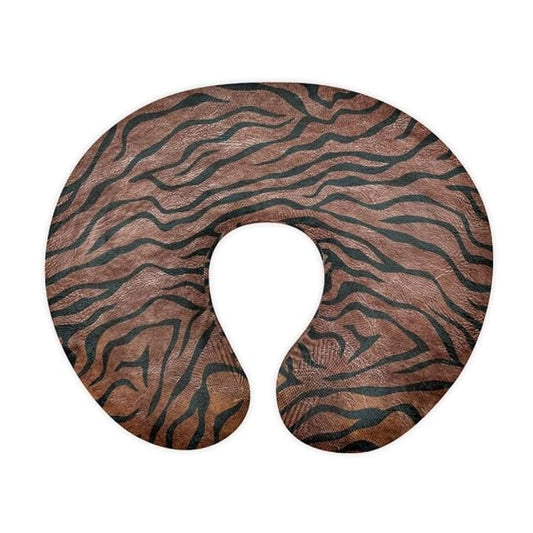 Jeiento Soft Nursing Pillow Covers Tiger Stripes Newborn U-Shaped Breastfeeding Pillowcase Cushion Cover for Newborn Boys Girls Feeding Pillow Covers,Fits The Original Support for Breastfeeding