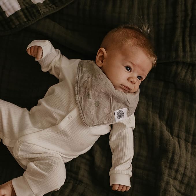 Parker Baby Bandana Drool Bibs for Boys, Girls & Unisex - Soft & Stylish Teething Bibs for Babies