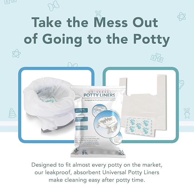 Kalencom Universal Potty Liners - Disposable Potty Liners for Toddlers (Universal, 36, Count)