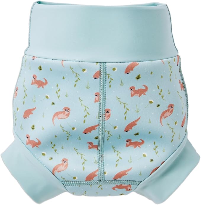 Splash About Happy Nappy Reusable Swim Diaper, Playful Otters, 3-6 Months