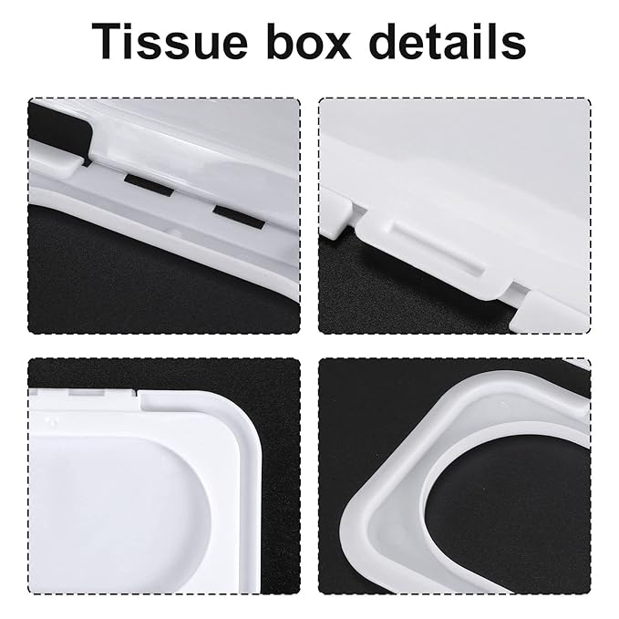 10Pcs Reusable Baby Wipes Lid Baby Wet Wipes Cover Tissues Box Wet Paper Lid
