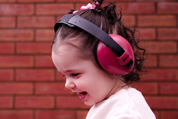 BANZ Earmuffs Infant Hearing Protection – Ages 0-2 Years (Maroon)