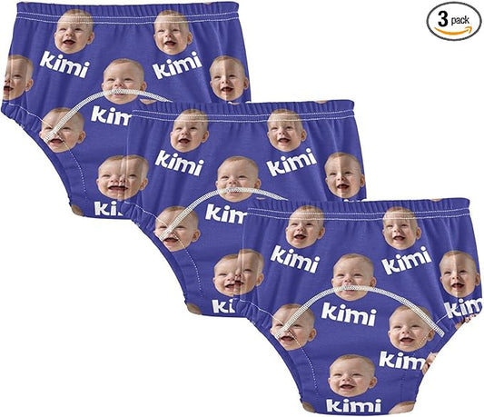 Joko Ivery 1 Navy Blue Custom Potty Training Pants Unisex Traning Potty Panty for Boys Toddlers Girls 5T 3Pcs