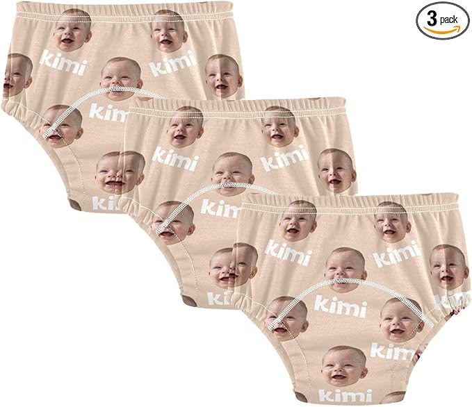 Joko Ivery 1 Peach Custom Potty Training Pants Traning Potty Panty Cotton for Boys Toddlers Girls 5T 3Pcs