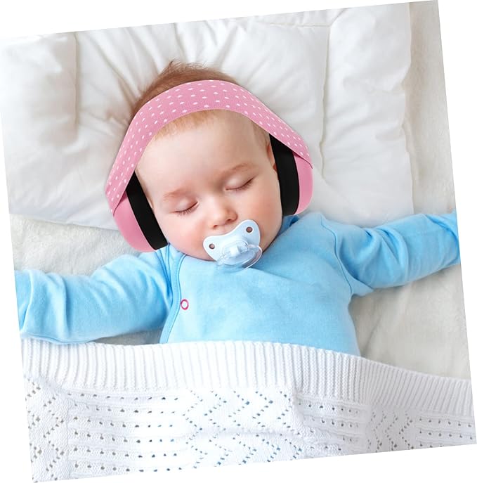 Adjustable Noise Cancelling Ear Muffs for Boy Girl and Newborns Comfortable Ear Protection for Travel and Sleeping Essential Headphones