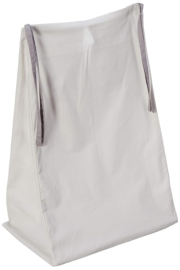 Bacati - Grey Ikat Zigzag Diaper Stacker