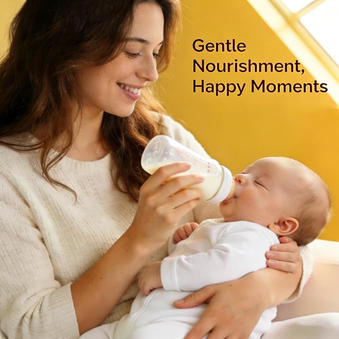 Compatible with Pigeon Nipple 4Pcs Compatible with Pigeon S Nipple,Fit for PigeonNipples 1+ Months with Latch-On Line & Natural Feel.