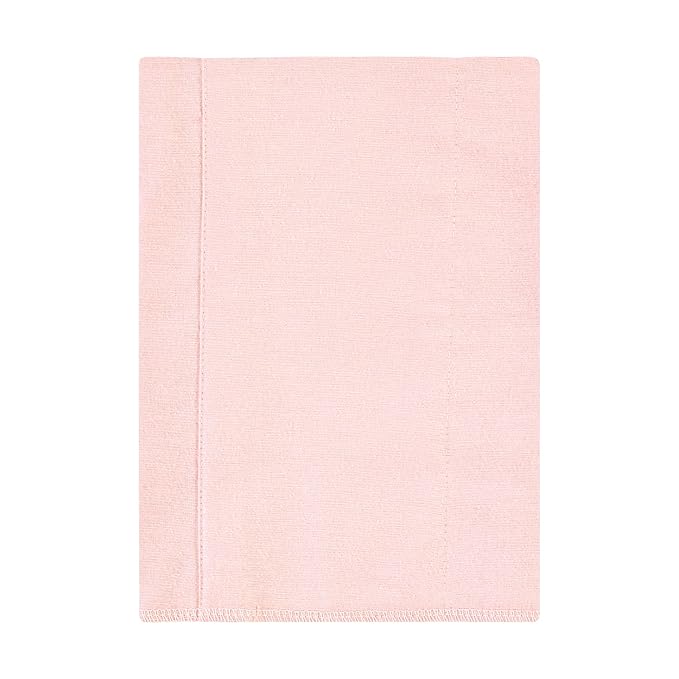 Hudson Baby Unisex Baby Cotton Flannel Burp Cloths, Dusty Rose Floral 4-Pack, One Size