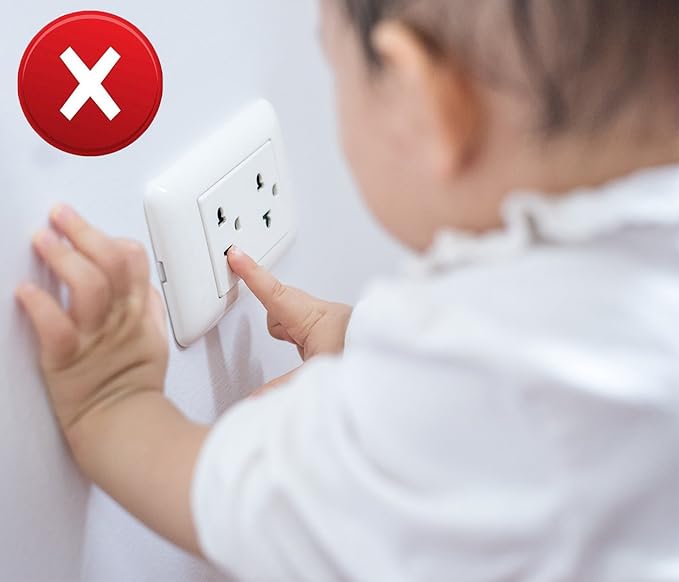Outlet Plug Covers (36 Pack) Ultra Clear Child Proof Electrical Protector Safety Caps Electrical Socket Covers by Jackshadow