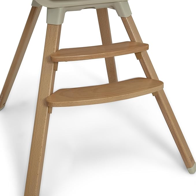 Delta Children - babyGap Otto 3-in-1 High Chair - High Chair Converts to Toddler Dinning Chair and Booster Seat - Dishwasher Safe Meal Tray - FSC-Certified Wood, Oatmeal