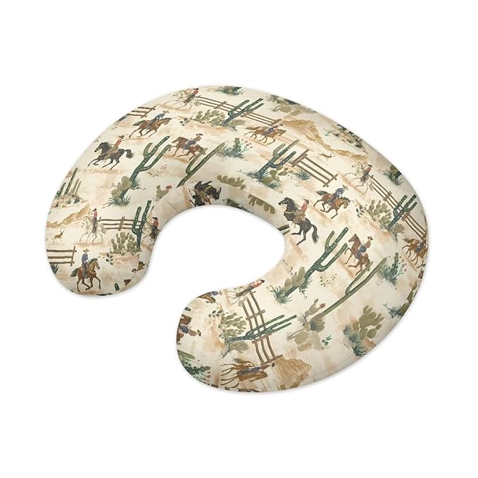 Cactus Nursing Pillow Cover Fits The Original Support Pillow for Breastfeeding and Bottle Feeding Leopard Breastfeeding Pillow Slipcover for Baby Boys & Girls