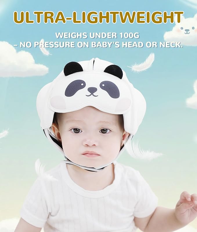 Baby Safety Helmet for Crawling Walking - Mambobaby Baby Helmet Adjustable Baby Head Protector Breathable Soft Infant Helmet Head Protection Helmets for Aged 6-24 Months, Ultra-Lightweight