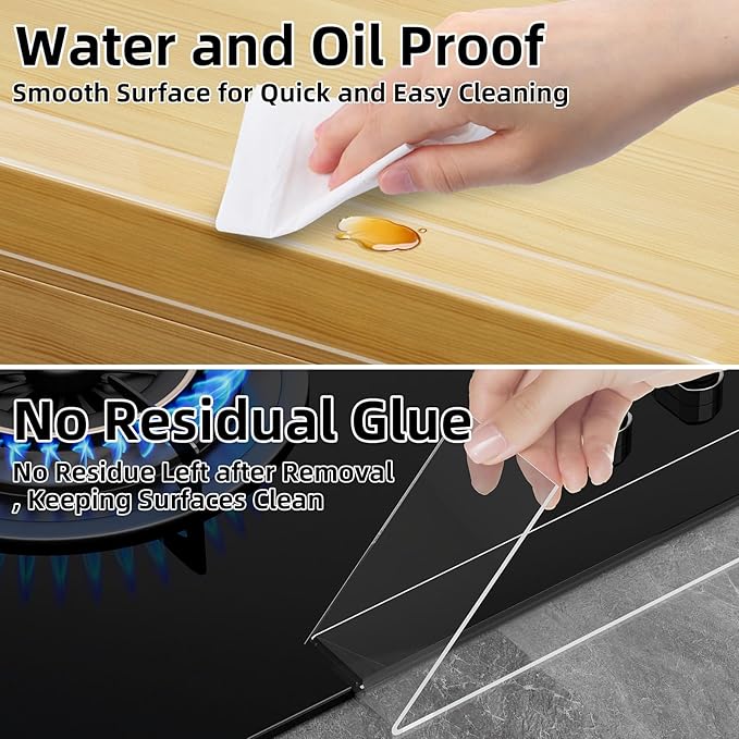 Corner Protector Clear Baby Proofing Edge Guard Tape 1.6in（W x 3.3FT(L) Self Adhesive Furniture Table Corner Bumper for Child Safety Sharp Edge Guard Roll