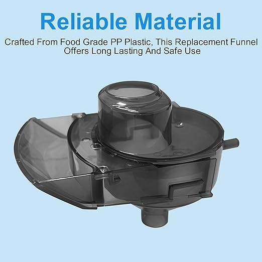 Replacement Funnel Compatible with Baby Brezza Formula Pro Advanced, Replacement Funnel and Cover, Not Fit Formula Pro MINI Mixer Machine, Grey (3 Pack)