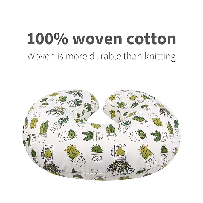 ALVABABY Nursing Pillow Cover Slipcover Soft and Comfortable Feathers Design Maternity Breastfeeding Newborn Infant Feeding Cushion Cover ZT-Z15