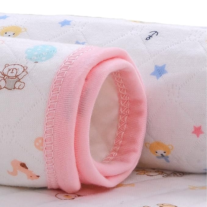 3pcs Pack Monvecle Baby Infant Cotton Waterproof Changing Pads Washable Resuable Diapers Liners Mats (3 Colors Pack-28"x20")