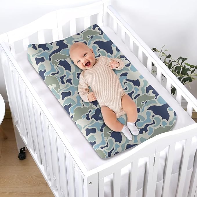 Camo Hunting Fishing Diaper Change Table Covers Washable Changing Pad Cover for Baby Breathable Changing Mat Cover for Baby Girls Boys Gift for Friends