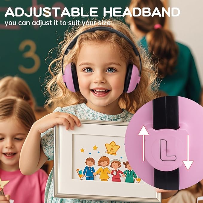 EARMOR Baby Ear Protection Earmuffs for Kids, SNR 22dB Noise Cancelling Headphones for Kids, Effectively Reduce Harmful Noise