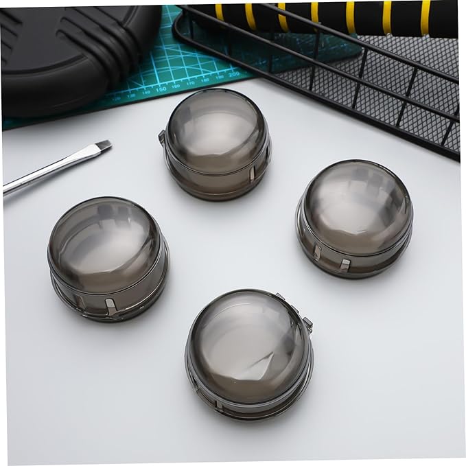 OSALADI 6pcs Transparent Safety Covers Kitchen Stove Gas Knob Covers Toddler Child Proof Kitchen Safety Guard Child Safety Oven Knob Covers for Home Kitchen Easy Installation