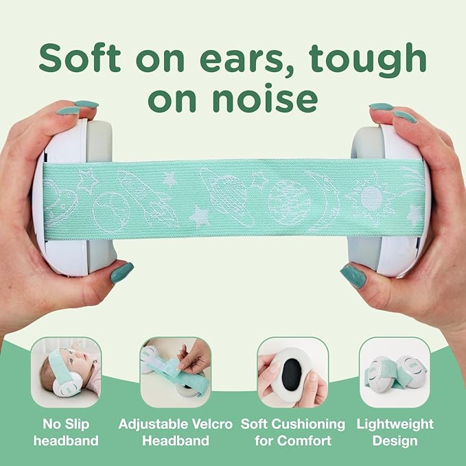 Baby Noise Cancelling Headphones – ANSI & CE Certified Ear Protection for Infants & Toddlers (0-36 Months)