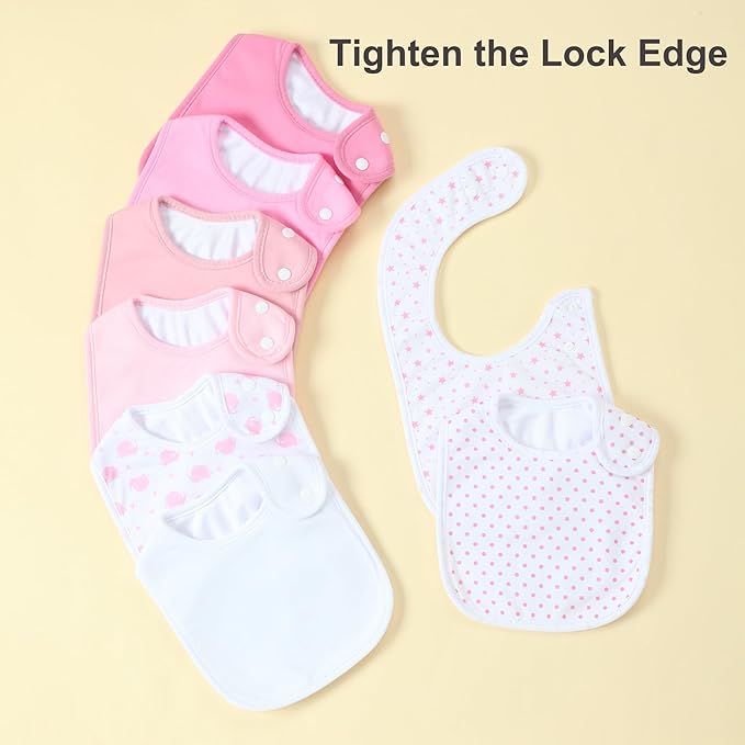 Waterproof Baby Bibs for Boys & Girls Soft and Absorbent Bandana Drool Bibs Set for Infant Newborn 0-12 Months