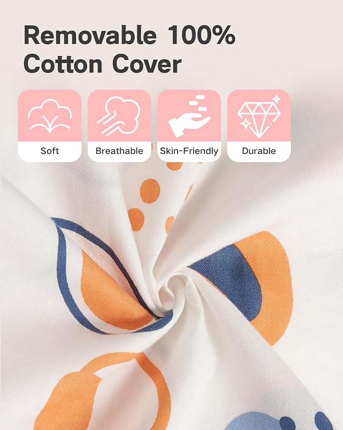 Nursing Pillow for Breastfeeding & Bottle Feeding –Breastfeeding Pillow with Adjustable Waist Strap, Feeding Pillow for Tummy Time,Removable Cotton Cover for Mom Comfort (Forest)