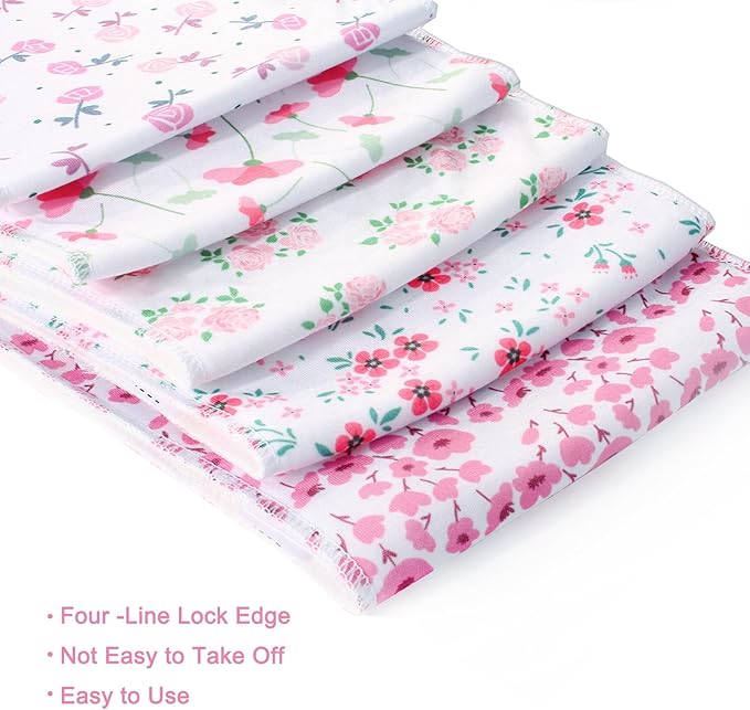 10-Pack Burp Cloths for Baby Boys and Girls - Organic Baby Burp Cloth,Baby Washcloths, Burp Rags, Large Neutral Burp Clothes for Newborn