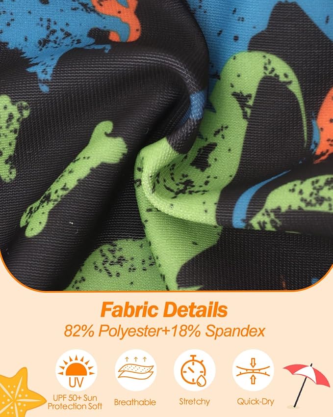 babygoal Reusable Dinosaur Swim Diaper - Waterproof Cloth Swimmers Pants for 18 Months to 24 Months Baby Toddler Beach & Pool-Boy Color