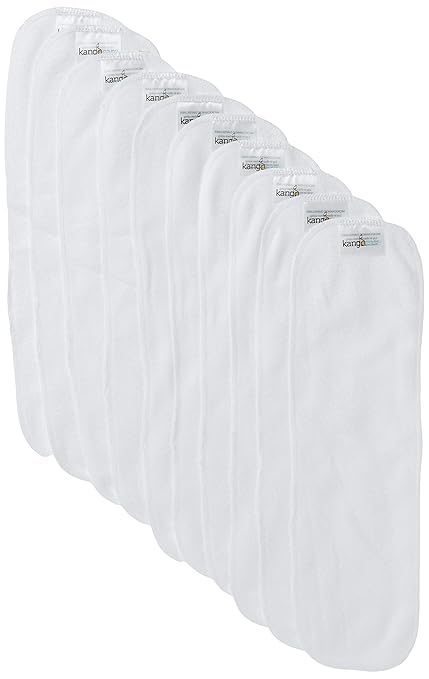 Kanga Care Reusable Microchamois Cloth Diaper Liner Use with Baby Creams or Balms (10 Pack)