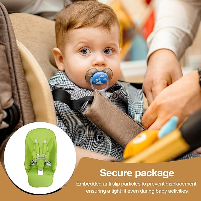 High Chair Cushion Replacement, PU Leather Baby High Chair Cover, Non-Slip Baby Dining Chair Cover Seat Padded Cushion for Pegs Pere_go, Siesta Zero3