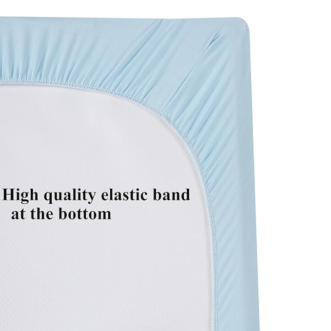 Changing Pad Cover Set 3 Pack Jersey Knit Ultra Soft for Baby Boys Girls Light Blue/Light Green/Dinosaur