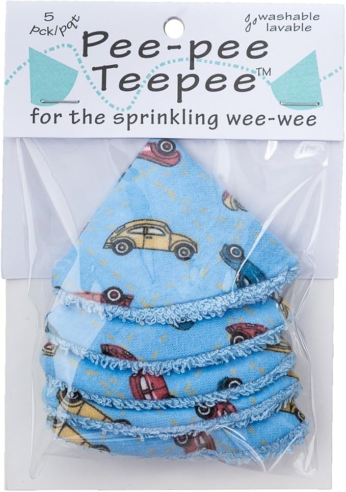 Beba Bean Pee-Pee Teepee Cellophane Bag Blue Cars
