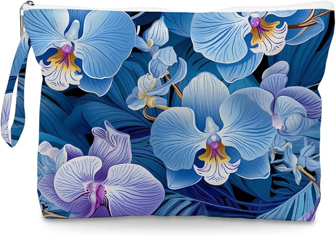 Fokongna Palm leaves Wet Bag Travel Wet Dry Bag Beach Bag Diaper Bag Wet Bag For Swimsuit Travel Makeup Bag Toiletry Bag