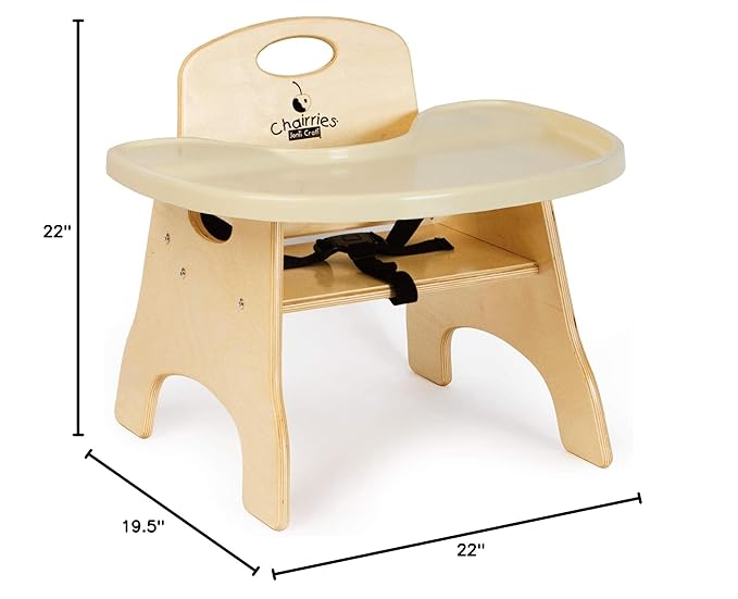 Jonti-Craft ThriftyKYDZ High Chairries Size: 9", Optional Accessory: with Premium Tray