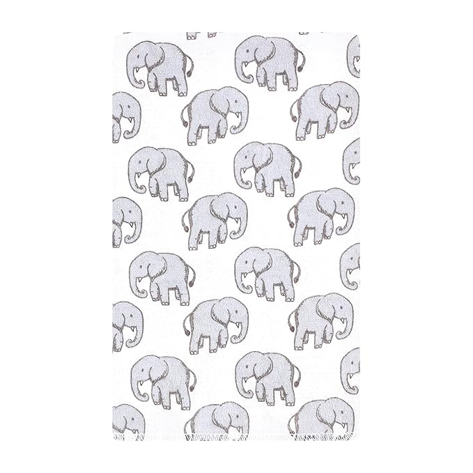 Hudson Baby Unisex Baby Flannel Burp Cloth 10pk, Neutral Safari, One Size