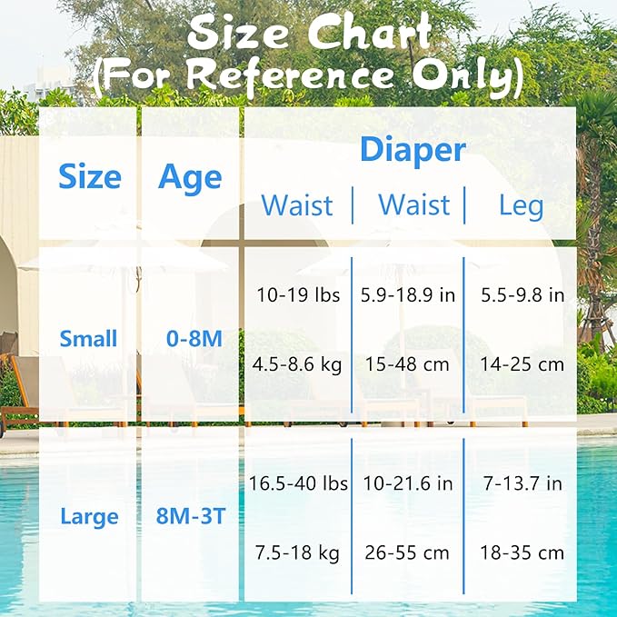 Babygoal Baby Boy Swim Diapers 3 Pack for 8M-3T Babies and Toddlers, Reusable Adjustable Washable for Swimming Lessons-Pineapple,Lemon,Grapefruit