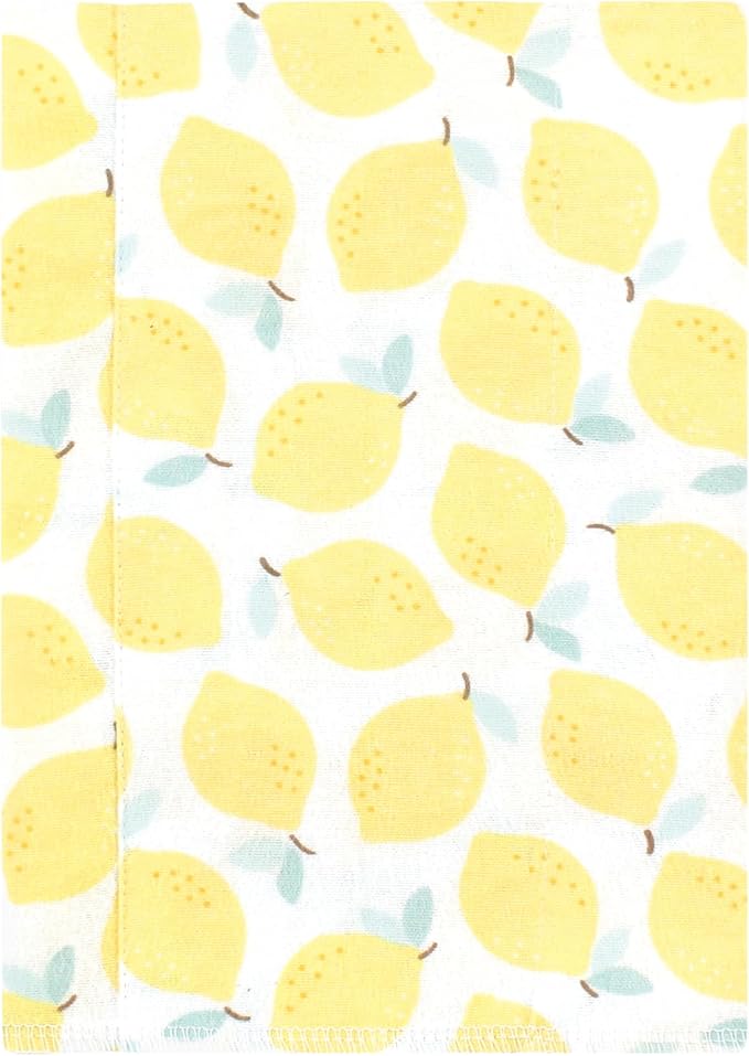 Luvable Friends Hudson Baby Flannel Burp Cloths 7pk, Yellow Daisy