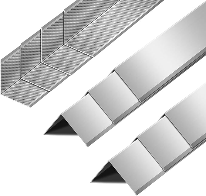 10pcs Metal Aluminum Steel Corner Guards 48” Metal Wall Corner Protector Guard for Walls (2 x 2 x 48 inch)