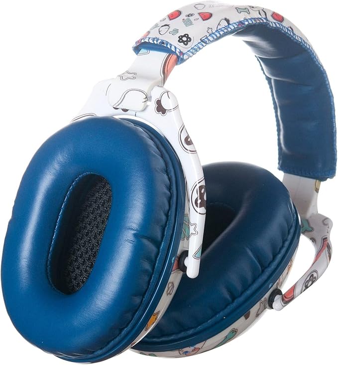 Kids Hearing Protection,25dB NRR Noise Reduction,Sound Proof for Kids,Toddler,Safety Earmuffs for Concert,Airplane,Autism,Monster Jam,Travel,School- Blue Panda