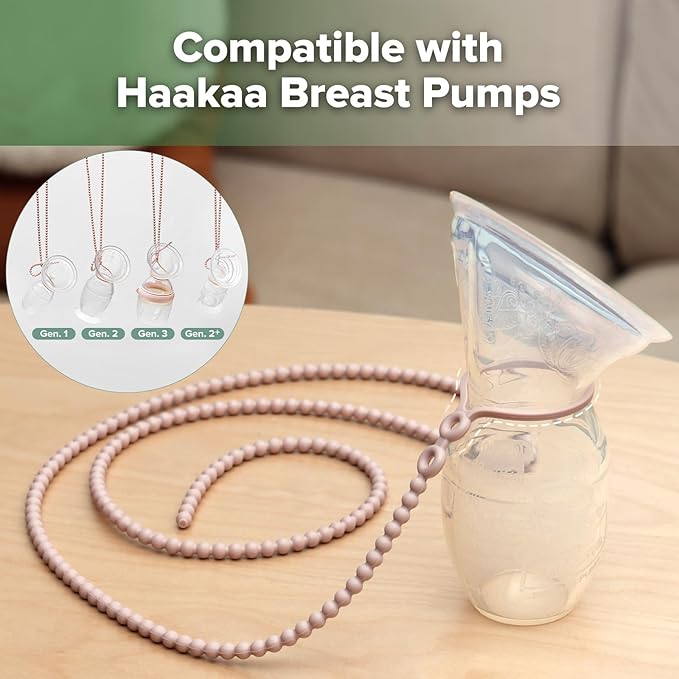 haakaa Silicone Strap for haakaa Gen.1/2/3 Breast Pump Manual Breast Pump Strap | Color: Blush