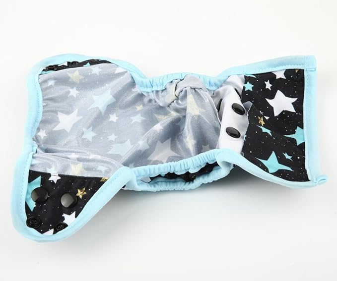 Newborn Baby Diaper Nappy Cover 8lbs-10lbs (Stars)