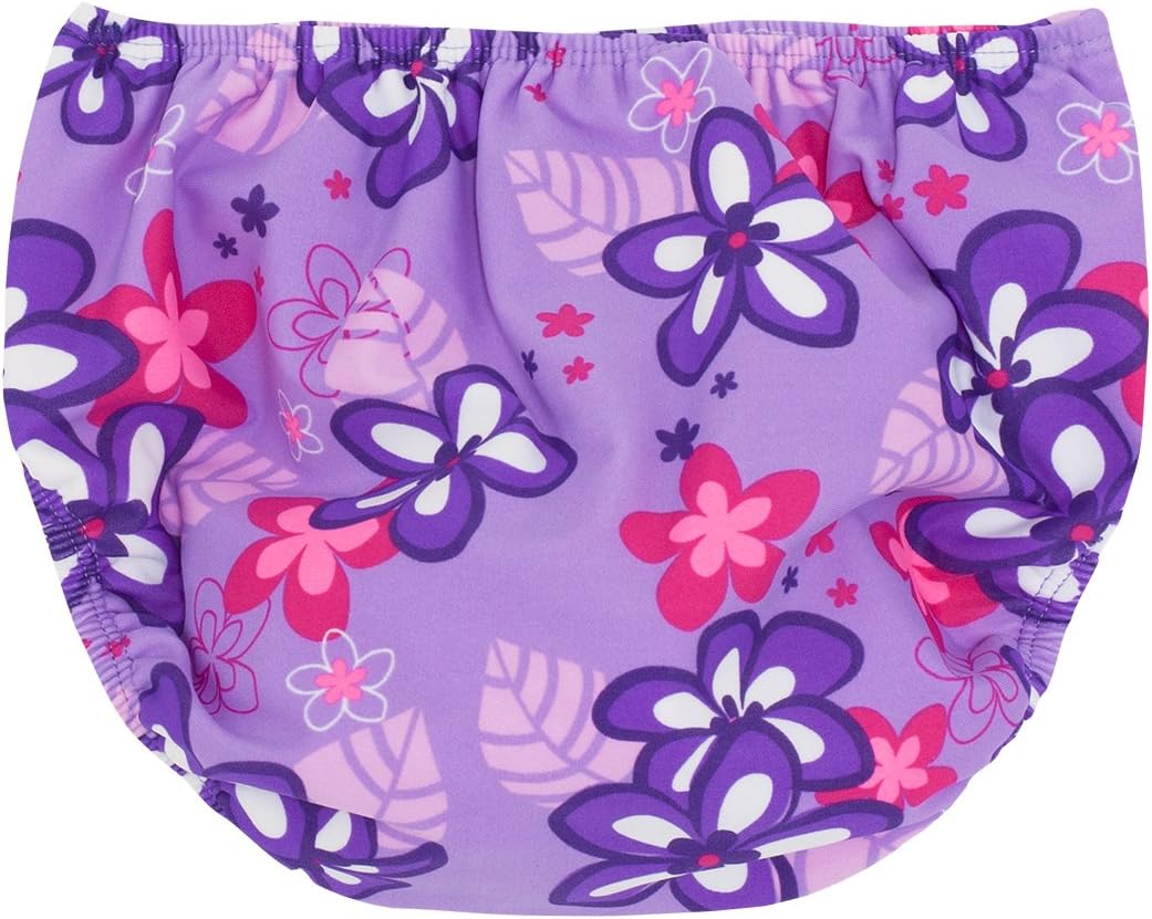 Tuga Girls Reusable Swim Diapers, UPF 50+ Sun Protection Swimsuit